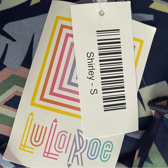 LuLaRoe Shirley Kimono, waterfall front, sheer, size small - Picture 9 of 11